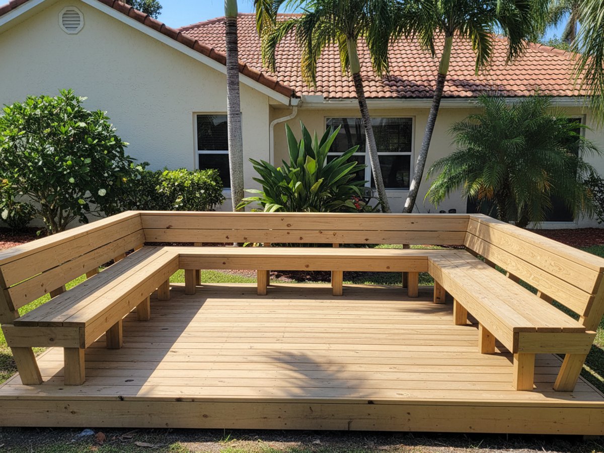 Deck Installation completed by Oasis Deck Company in Fort Lauderdale, FL