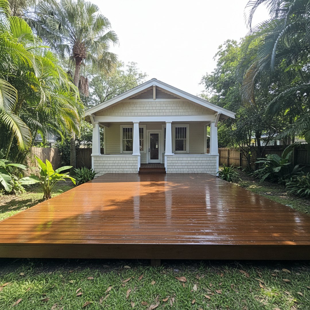 Deck Board Replacement & Resurfacing completed by Oasis Deck Company in Miramar, FL