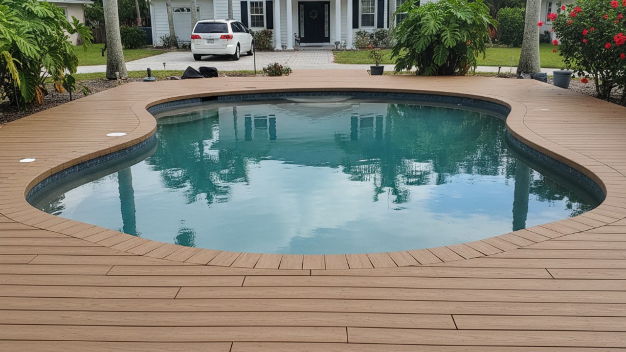 Deck Railing Installation & Repair completed by Oasis Deck Company in Coral Springs, FL