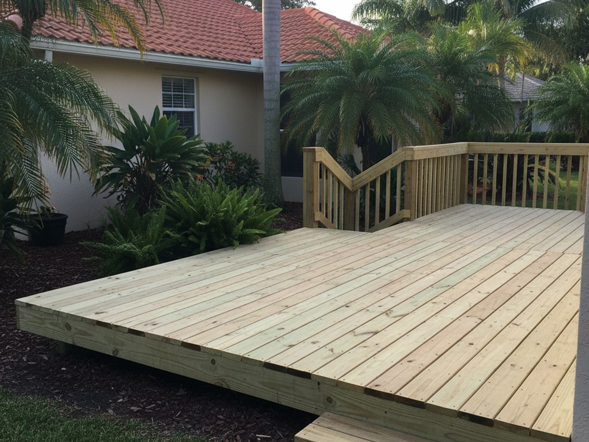 Pool Deck Installation completed by Oasis Deck Company in Pompano Beach, FL