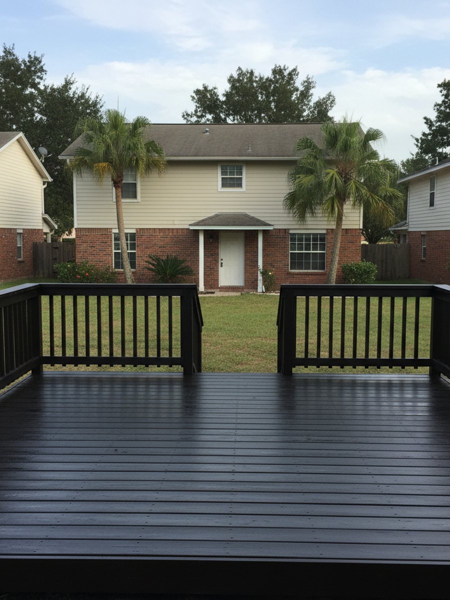 Composite Decking Installation completed by Oasis Deck Company in Hialeah, FL