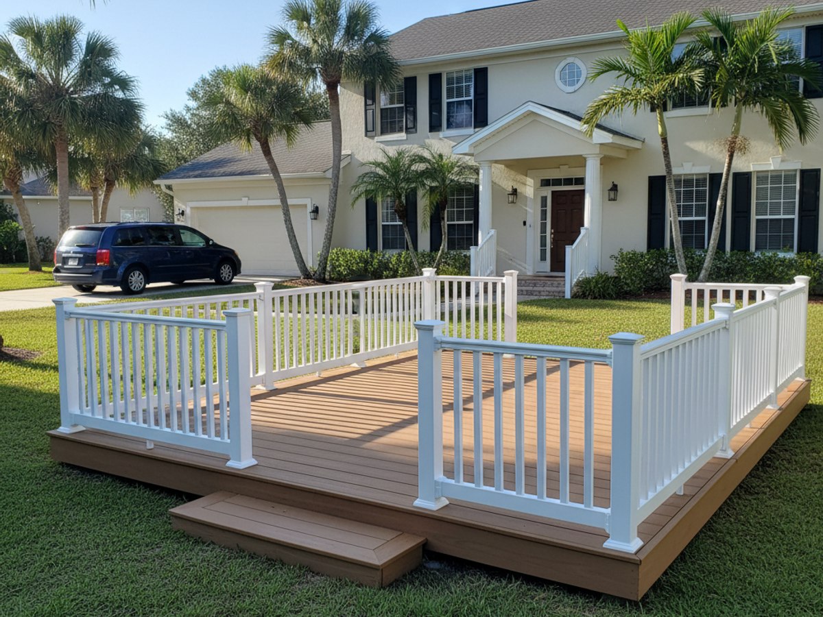 Pool Deck Installation completed by Oasis Deck Company in Miramar, FL